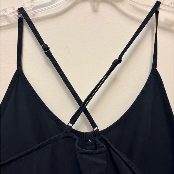TENTREE Crosseed Back Tencil Black Romper - Picture 5 of 8